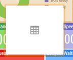 Example of a "warning" icon, where an entity hasn't been fully configured yet and therefore doesn't display and live data yet